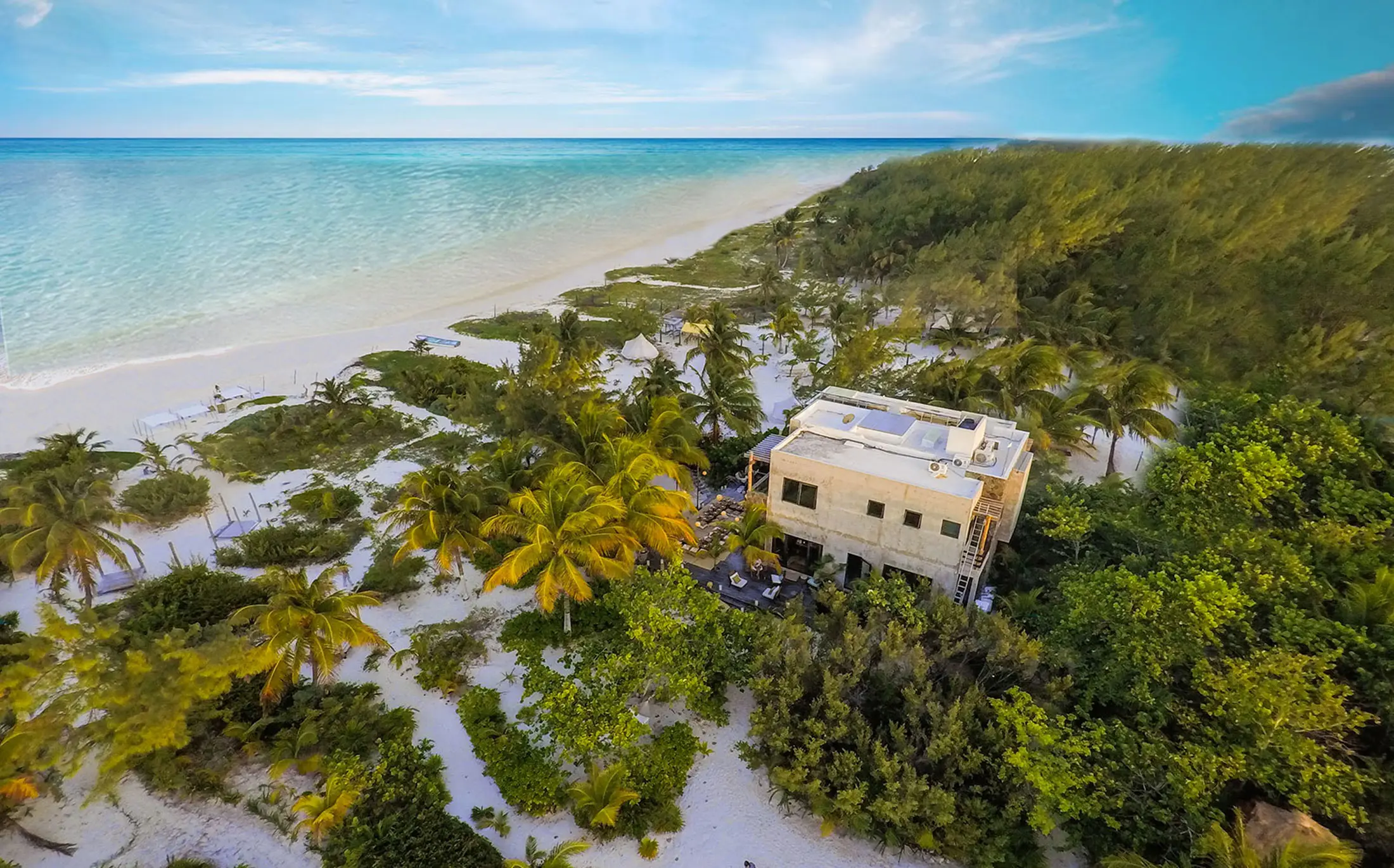 Caoba · Casa frente a la laguna y spa en Sian Ka'an, Tulum