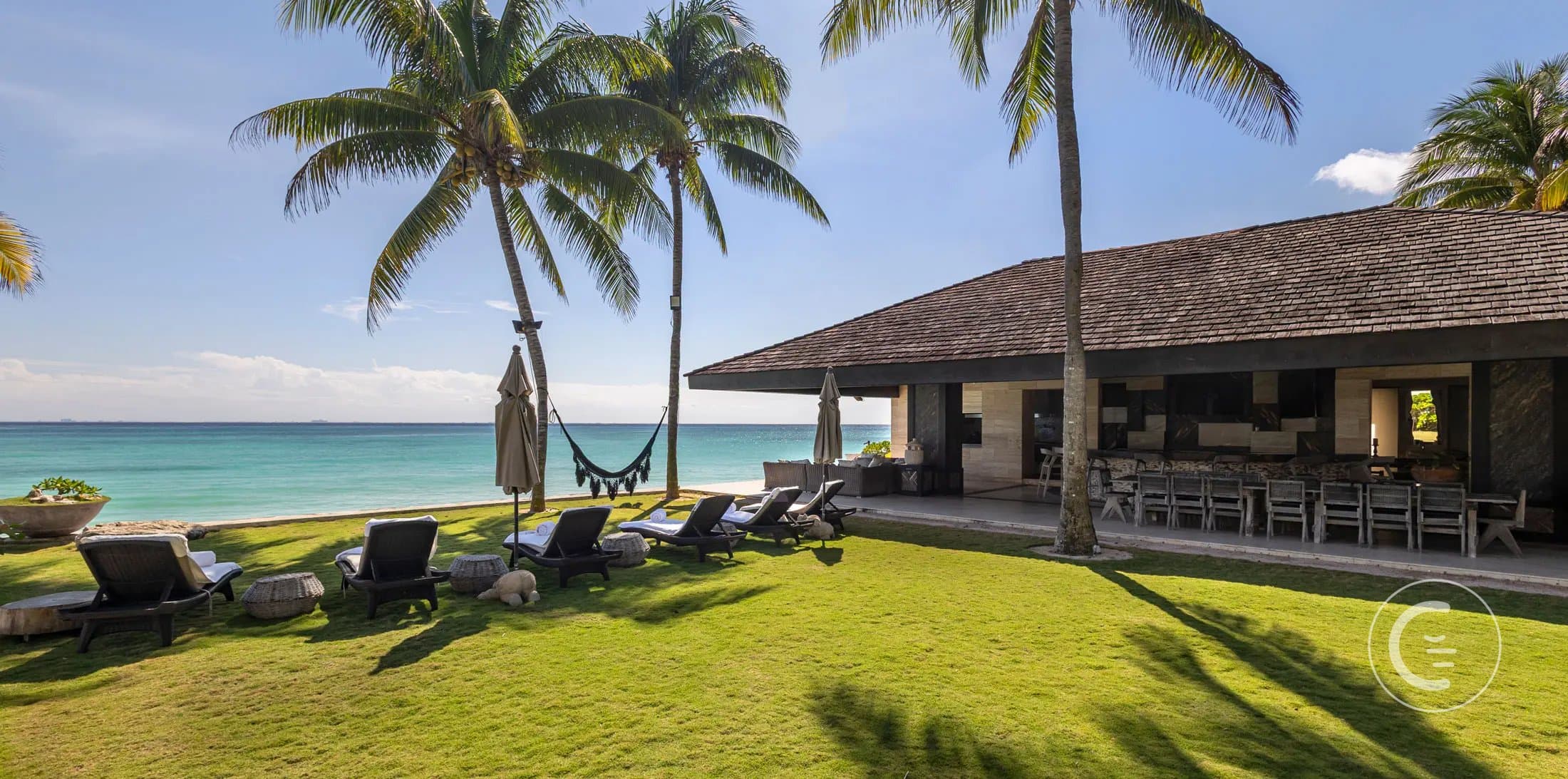 Concha · Villa frente al mar en Playacar, Playa del Carmen