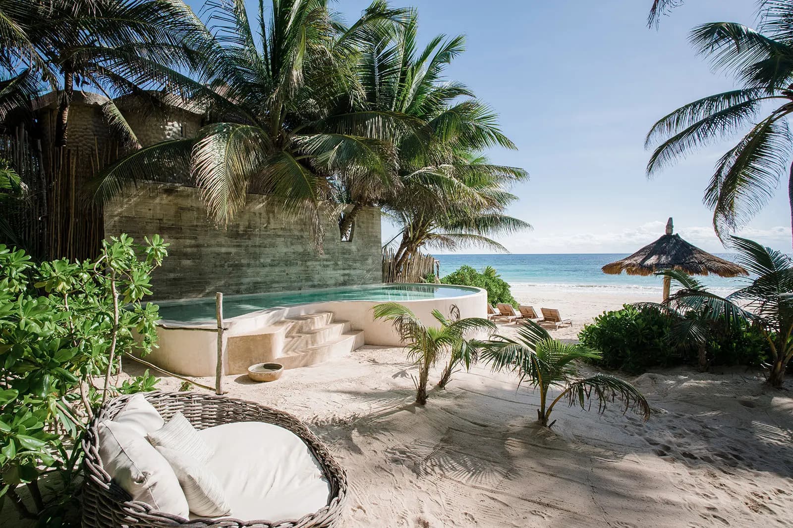 Manatí · Departamento frente al mar en Tulum