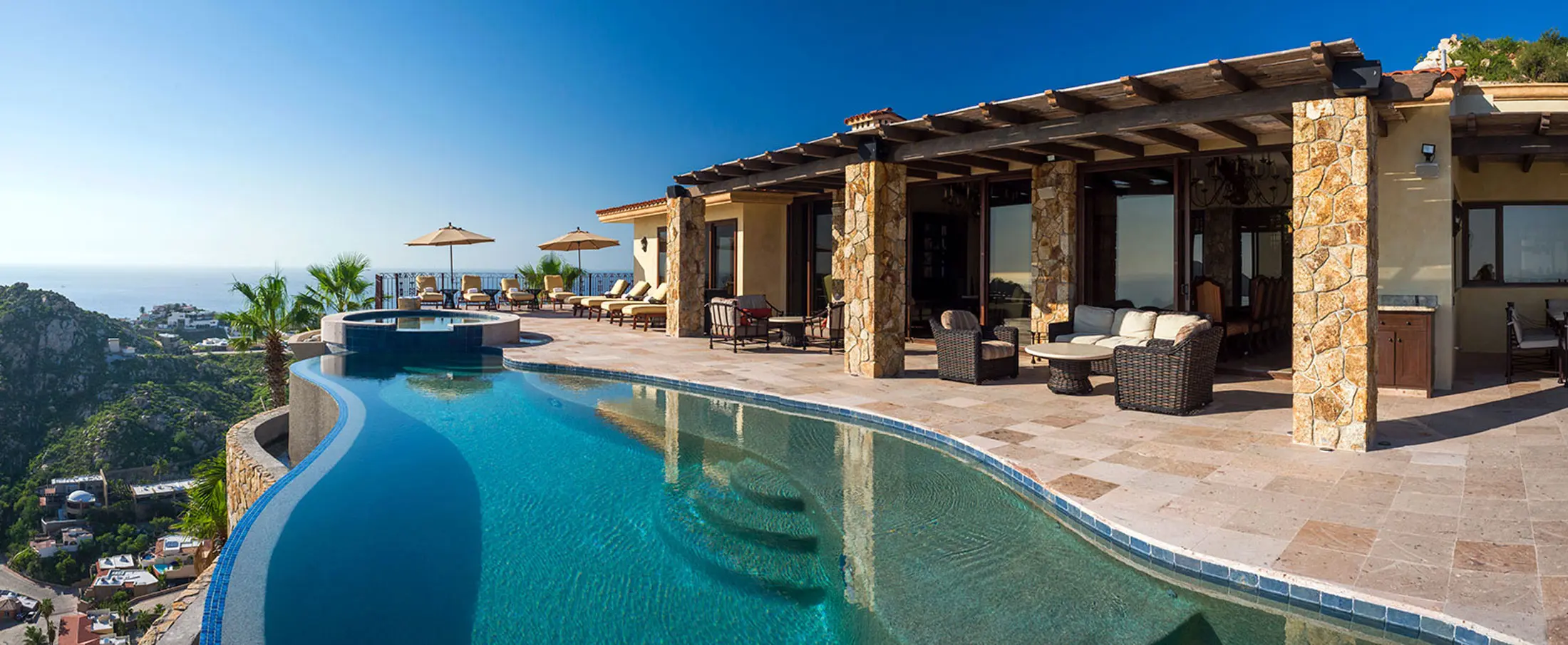 Mezquite Bravo · Villa con vista al mar con alberca infinity en Pedregal, Los Cabos