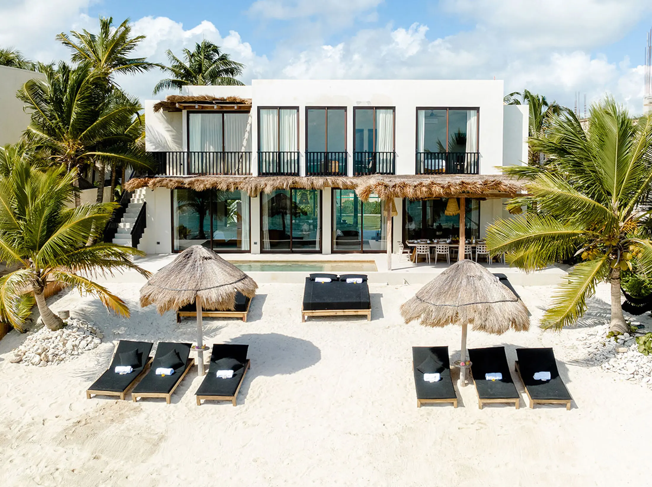 Nube · Villa con vista al mar con alberca privada en Tankah, Tulum
