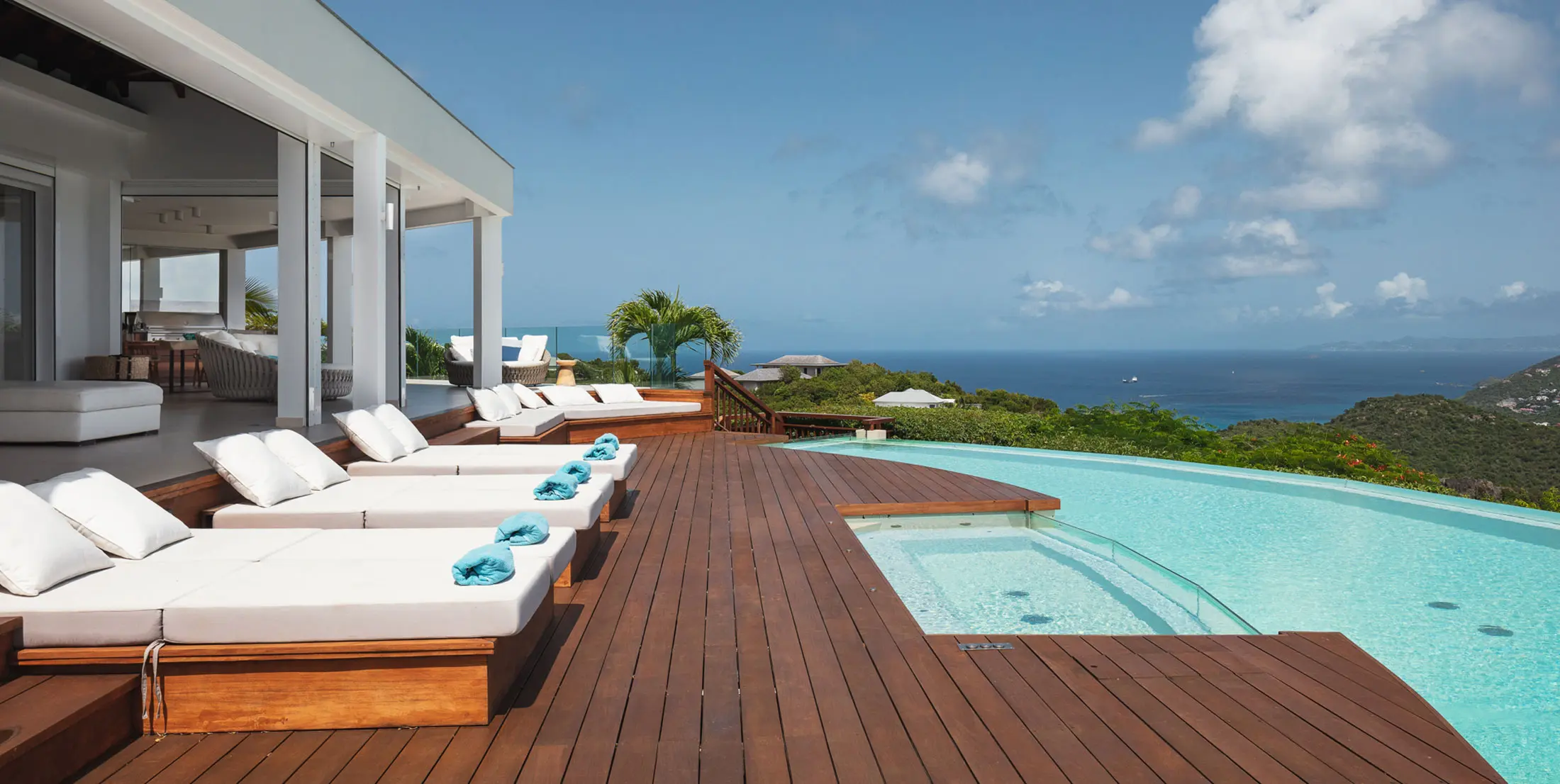 Pleamar Manso · Villa con alberca infinity y sala de cine en St. Barths