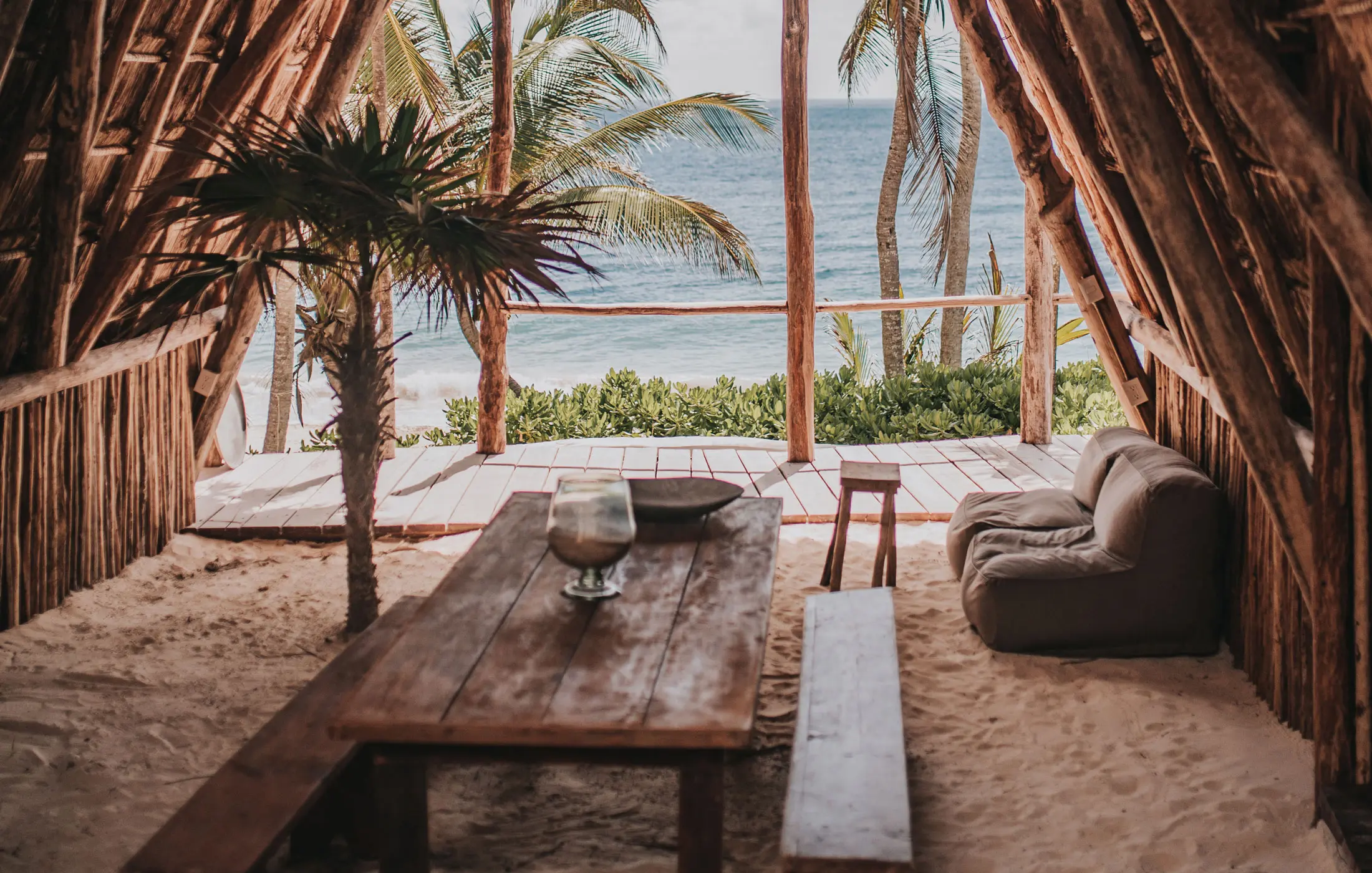 Rosal · Casa frente al mar con alberca privada en Tulum