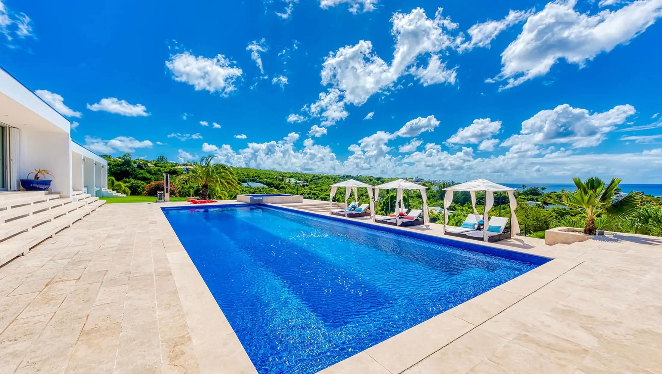 Zamná Linda · Villa con vista al mar con alberca privada en St. Martin