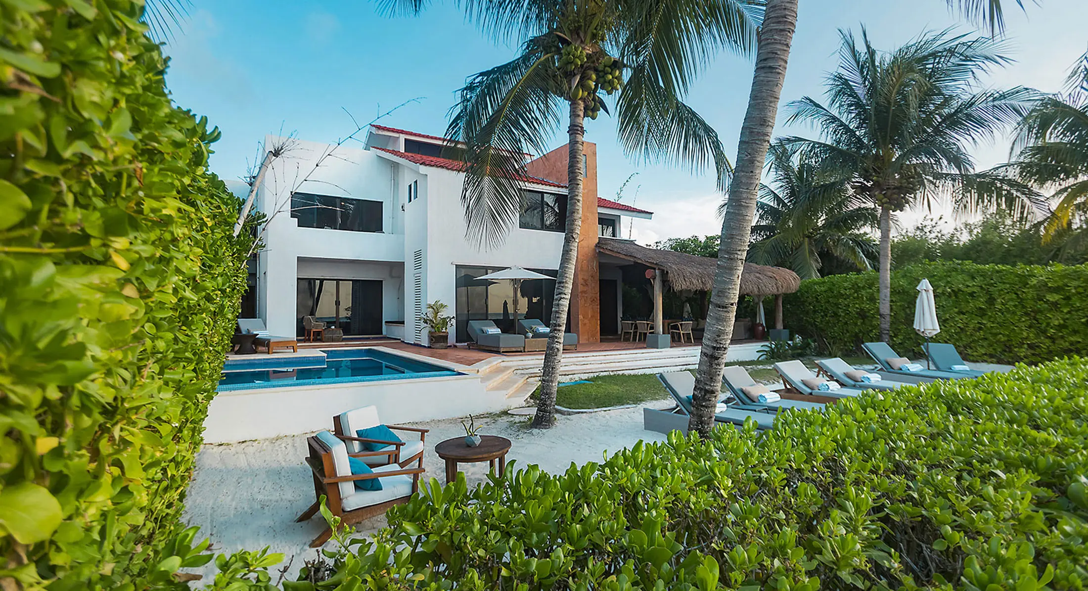 Zapote · Villa frente al mar con alberca infinity en Cozumel